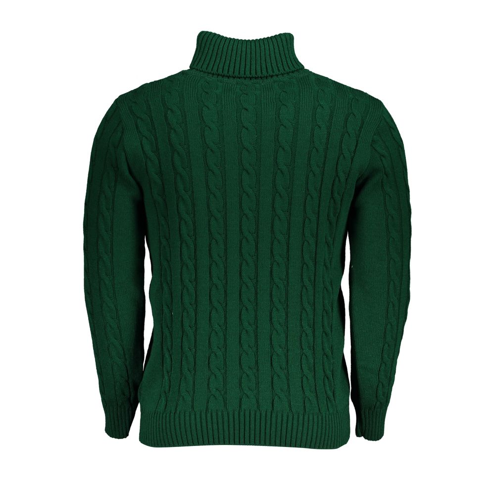 U.S. Grand Polo Elegant Twisted Turtleneck Sweater U.S. Grand Polo