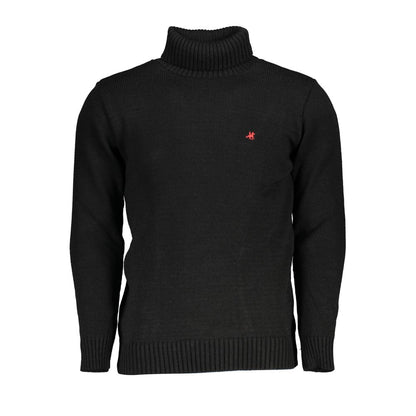 U.S. Grand Polo Elegant Turtleneck Embroidered Sweater U.S. Grand Polo