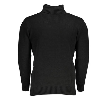 U.S. Grand Polo Elegant Turtleneck Embroidered Sweater U.S. Grand Polo