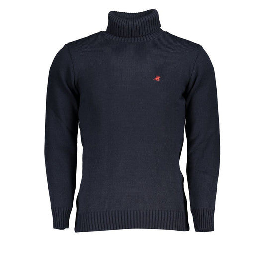 U.S. Grand Polo Elegant Turtleneck Sweater with Embroidered Logo U.S. Grand Polo