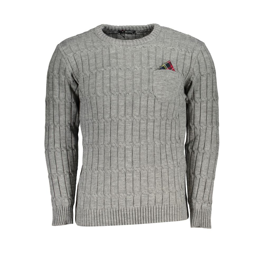 U.S. Grand Polo Classic Twisted Crew Neck Sweater U.S. Grand Polo