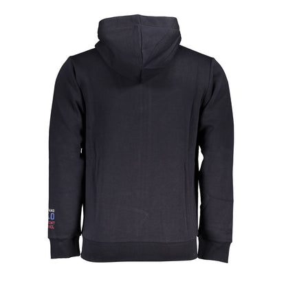 U.S. Grand Polo Grand Polo Blue Hooded Fleece Sweatshirt U.S. Grand Polo