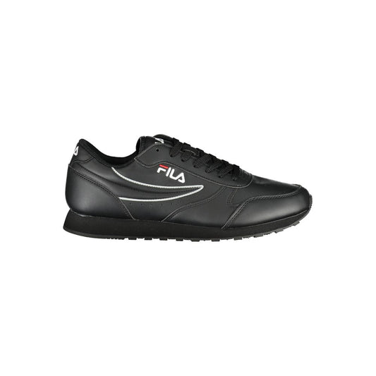 Fila Classic Laced Sports Sneakers with Contrast Details Fila