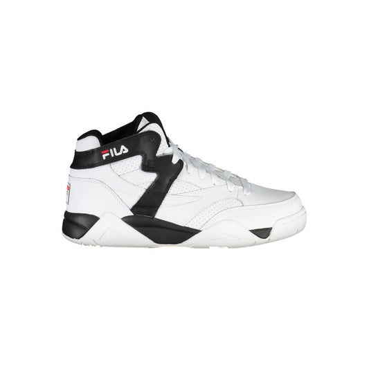 Fila High-Top Athletic Lace-Up Sneakers with Contrast Details Fila