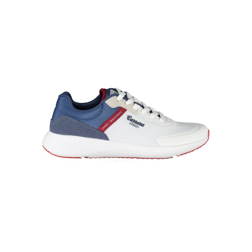 Carrera Sleek White Sports Sneakers with Contrast Accents Carrera