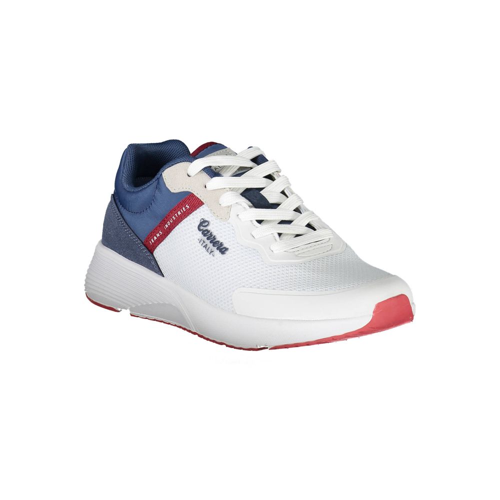 Carrera Sleek White Sports Sneakers with Contrast Accents Carrera