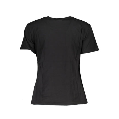 Patrizia Pepe Chic Contrast Crew Neck Cotton Tee Patrizia Pepe