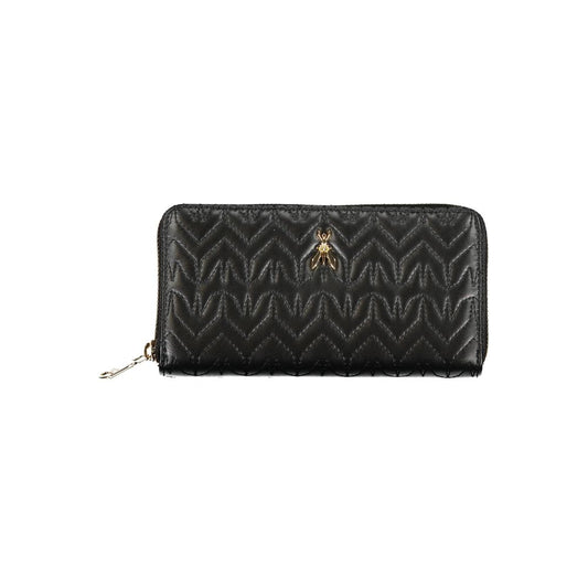 Patrizia Pepe Elegant Black Wallet with Contrasting Details Patrizia Pepe