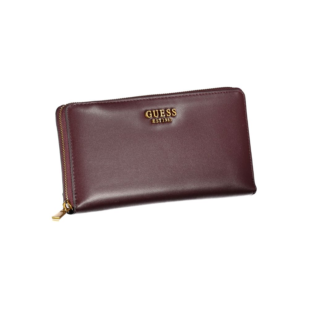 Guess Jeans Elegant Triple Compartment Purple Wallet Guess Jeans