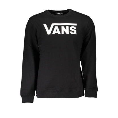 Vans Sleek Fleece Crew Neck Black Sweatshirt Vans