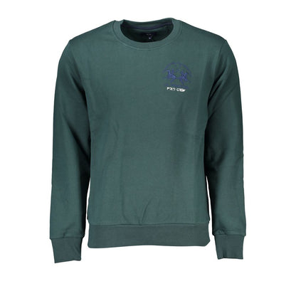 La Martina Emerald Crew Neck Cotton Sweater - Regular Fit La Martina