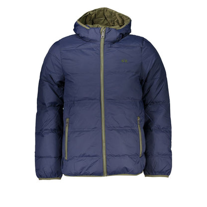 La Martina Chic Blue Lightweight Hooded Jacket La Martina