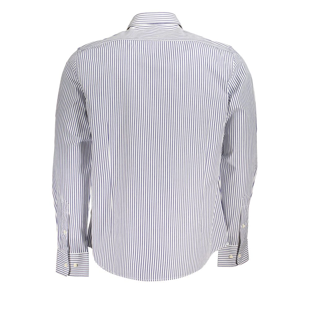 La Martina Elegant Long-Sleeved Striped Shirt for Men La Martina