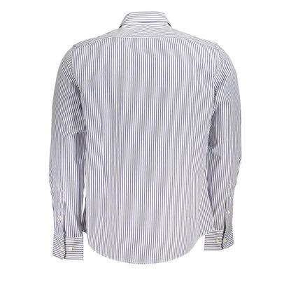 La Martina Elegant Long-Sleeved Striped Shirt for Men La Martina