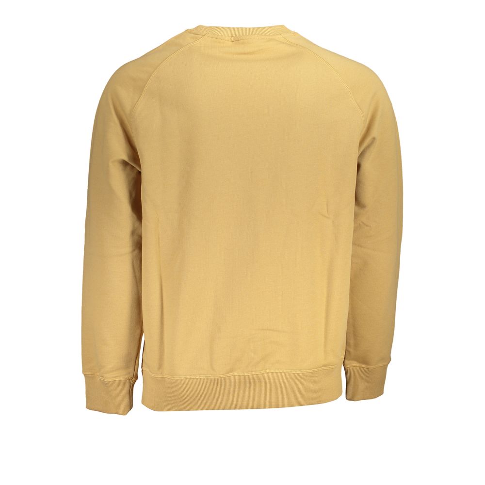 Timberland Beige Crew Neck Embroidered Sweatshirt Timberland