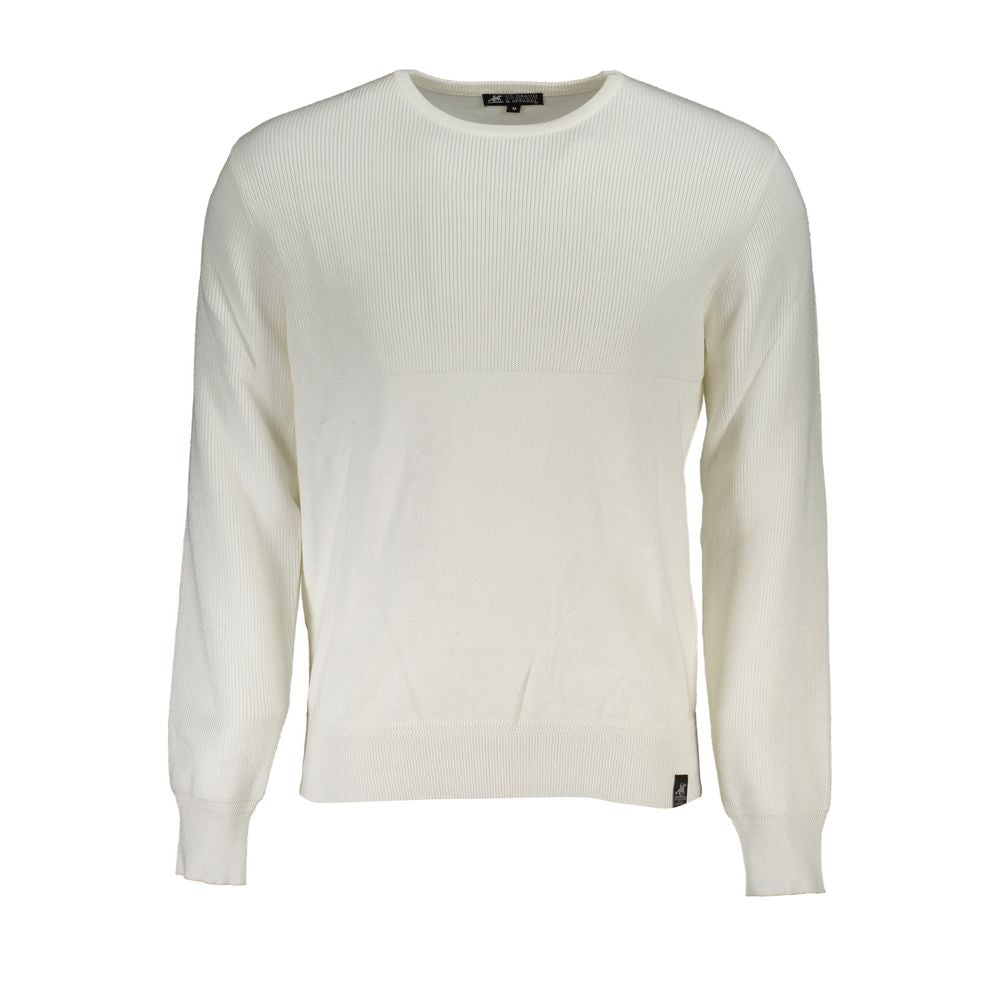 U.S. Grand Polo Crew Neck Sweater with Contrast Details U.S. Grand Polo