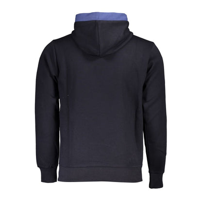 U.S. Grand Polo Classic Blue Contrast Hooded Sweatshirt U.S. Grand Polo