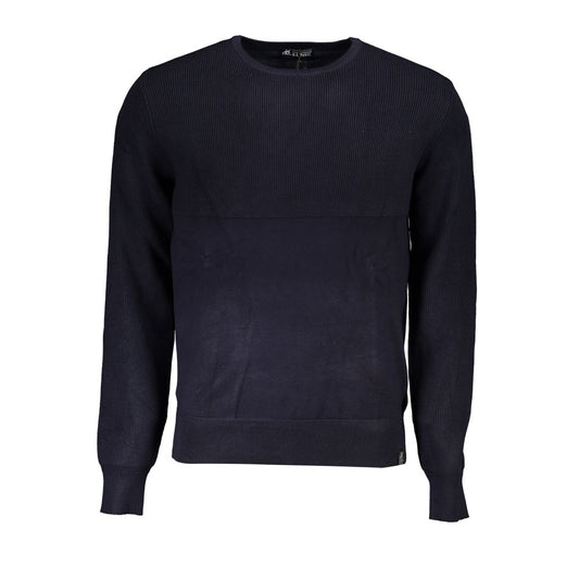 U.S. Grand Polo Elegant Crew Neck Sweater with Contrast Details U.S. Grand Polo