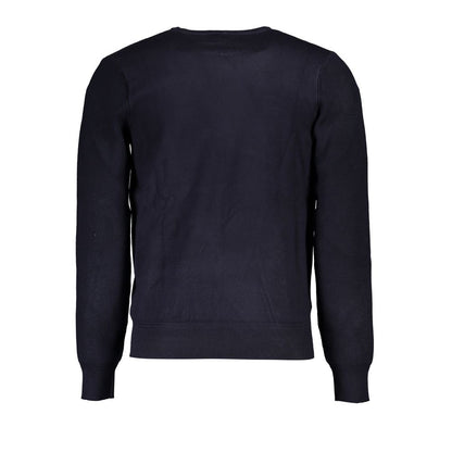 U.S. Grand Polo Elegant Crew Neck Sweater with Contrast Details U.S. Grand Polo