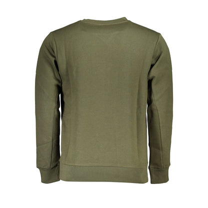 U.S. Grand Polo Elegant Green Crew Neck Sweatshirt U.S. Grand Polo