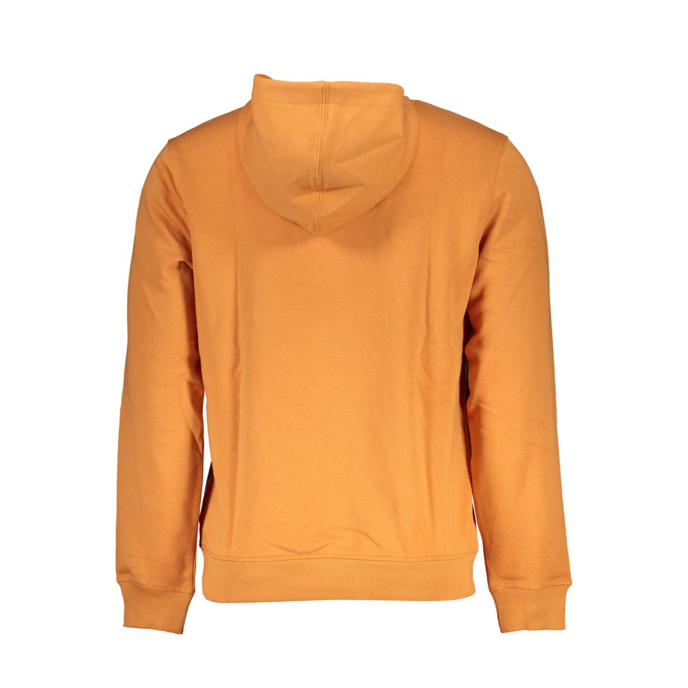 Guess Jeans Svelte Orange Hooded Sweatshirt Guess Jeans