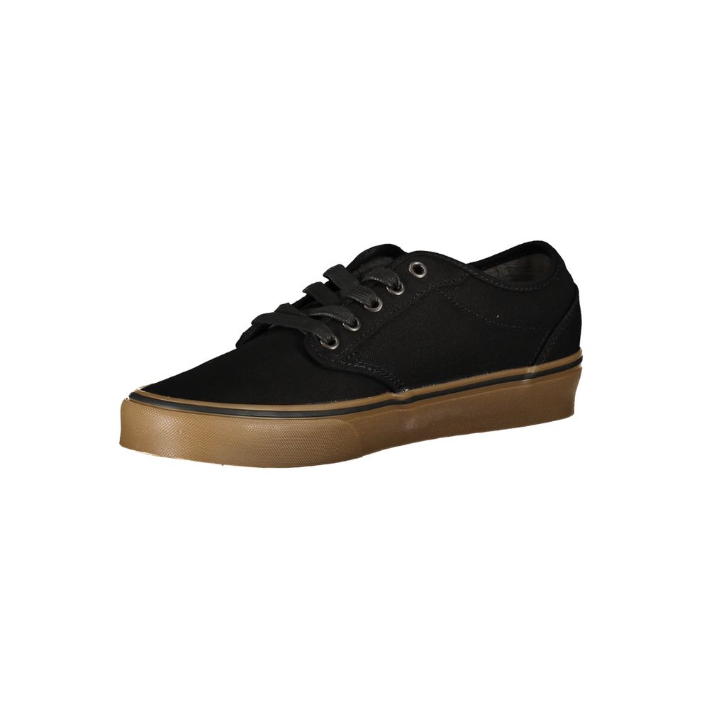 Vans Sleek Black Lace-Up Sports Sneakers Vans