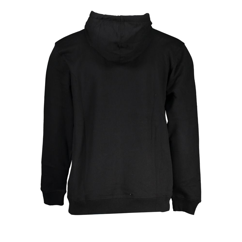 Vans Sleek Black Hoodie with Central Pocket Vans