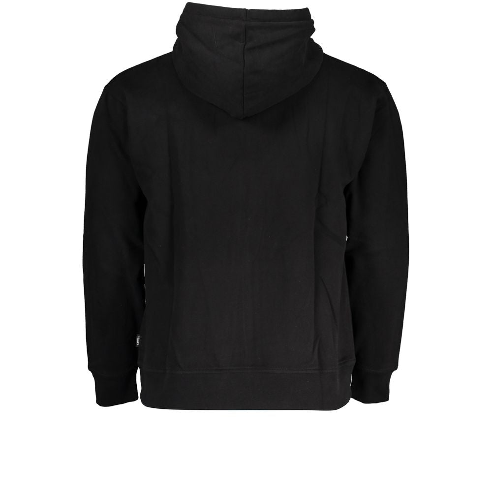 Vans Sleek Black Hooded Zip Sweatshirt Vans