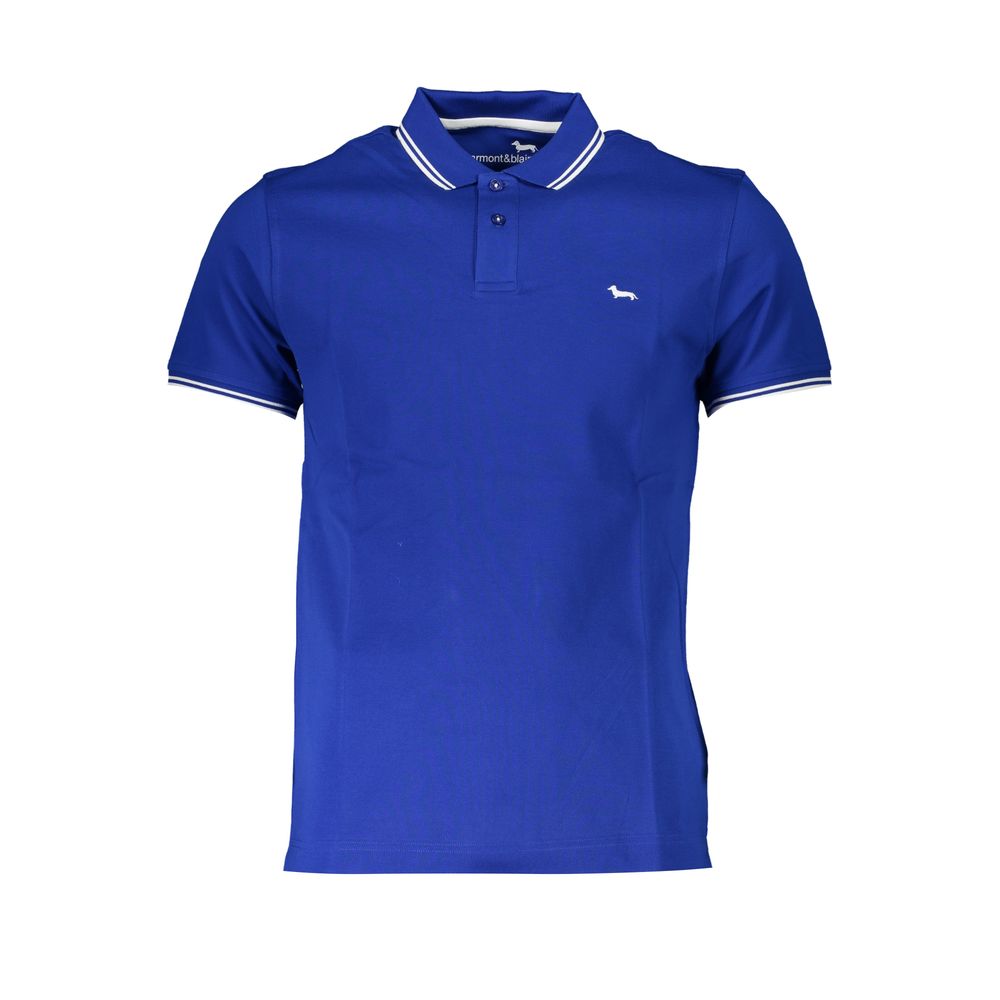 Harmont & Blaine Sleek Short Sleeved Contrast Polo Harmont & Blaine