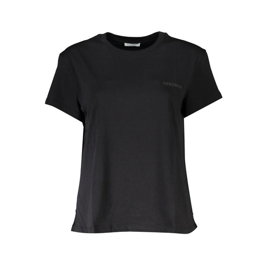 Patrizia Pepe Chic Crew Neck Organic Cotton Tee Patrizia Pepe