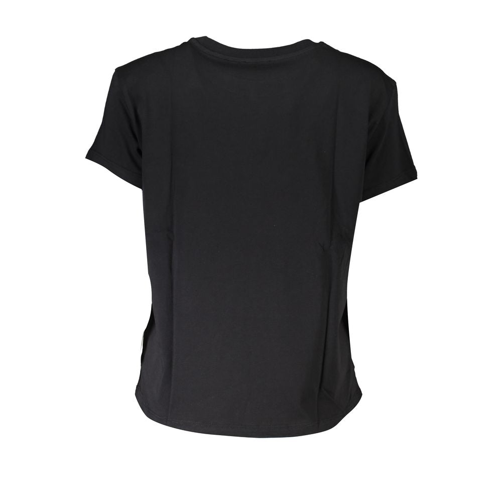 Patrizia Pepe Chic Crew Neck Organic Cotton Tee Patrizia Pepe