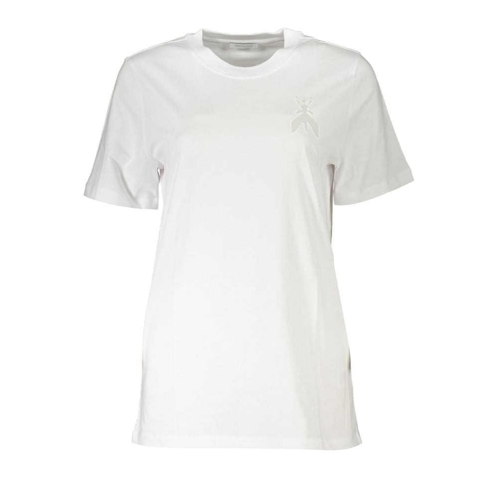 Patrizia Pepe Chic Embroidered Crew Neck Tee Patrizia Pepe