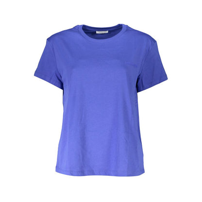 Patrizia Pepe Chic Crew Neck Logo Tee in Organic Cotton Patrizia Pepe