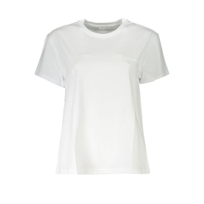 Patrizia Pepe Chic Organic Cotton Crew Neck Tee Patrizia Pepe