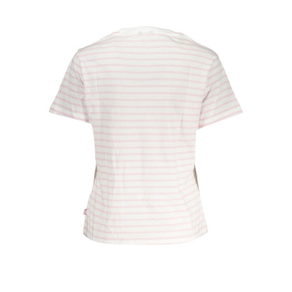 K-WAY Chic White Contrast Detail Tee K-WAY