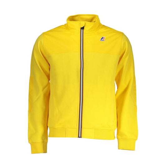 K-WAY Sunshine Yellow Long-Sleeved Zip Sweatshirt K-WAY