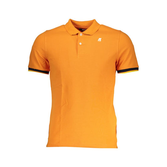 K-WAY Vibrant Orange Contrast Detail Polo K-WAY