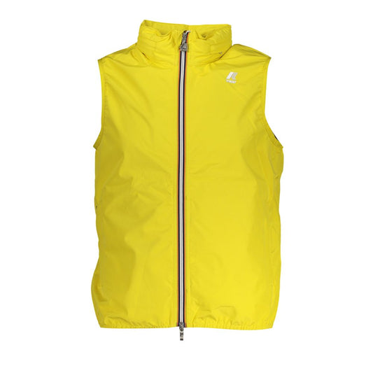 K-WAY Sleek Sleeveless Yellow Designer Jacket K-WAY