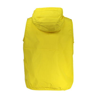 K-WAY Sleek Sleeveless Yellow Designer Jacket K-WAY