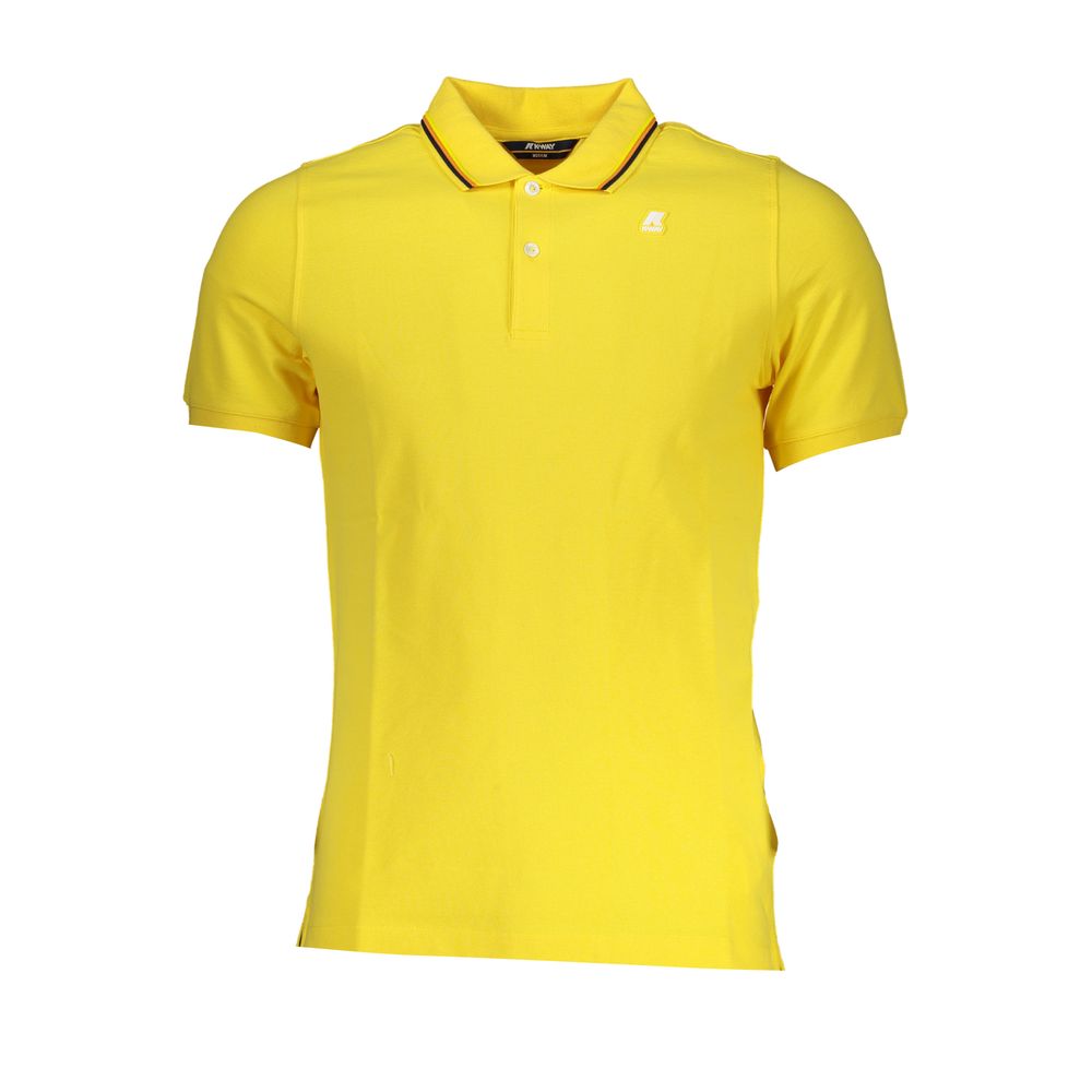 K-WAY Sunny Yellow Contrast Detail Polo K-WAY