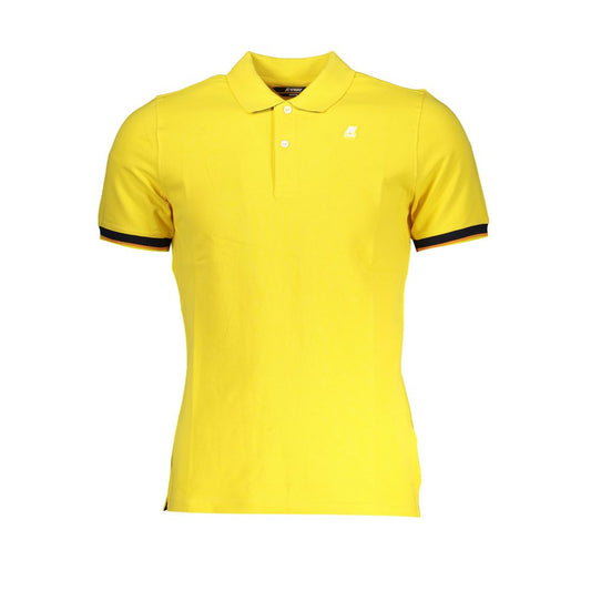 K-WAY Sunshine Yellow Cotton Blend Polo K-WAY