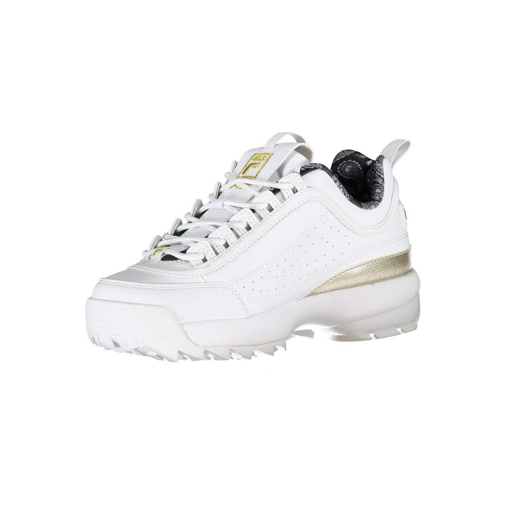 Fila Exquisite White Lace-Up Sneakers Fila