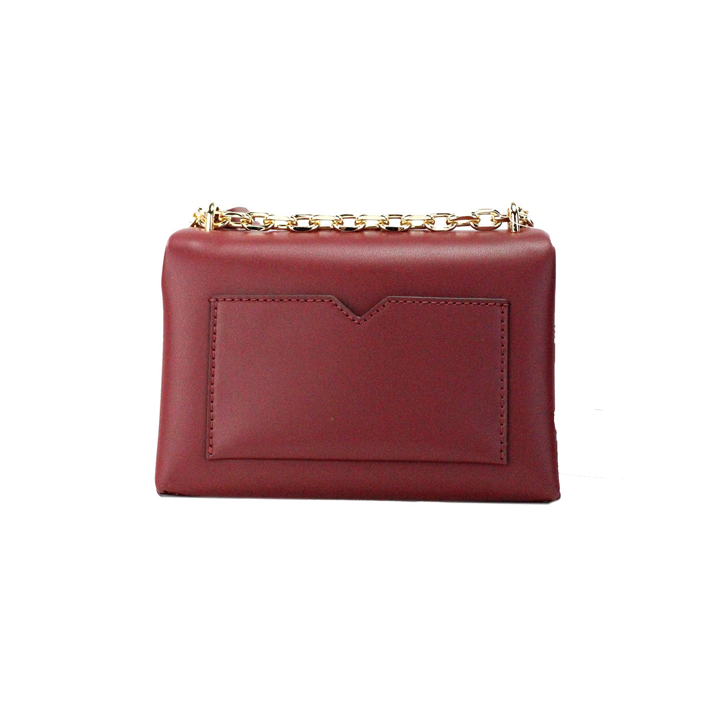 Michael Kors Cece Small Dark Cherry Vegan Leather Convertible Flap Crossbody Bag Michael Kors