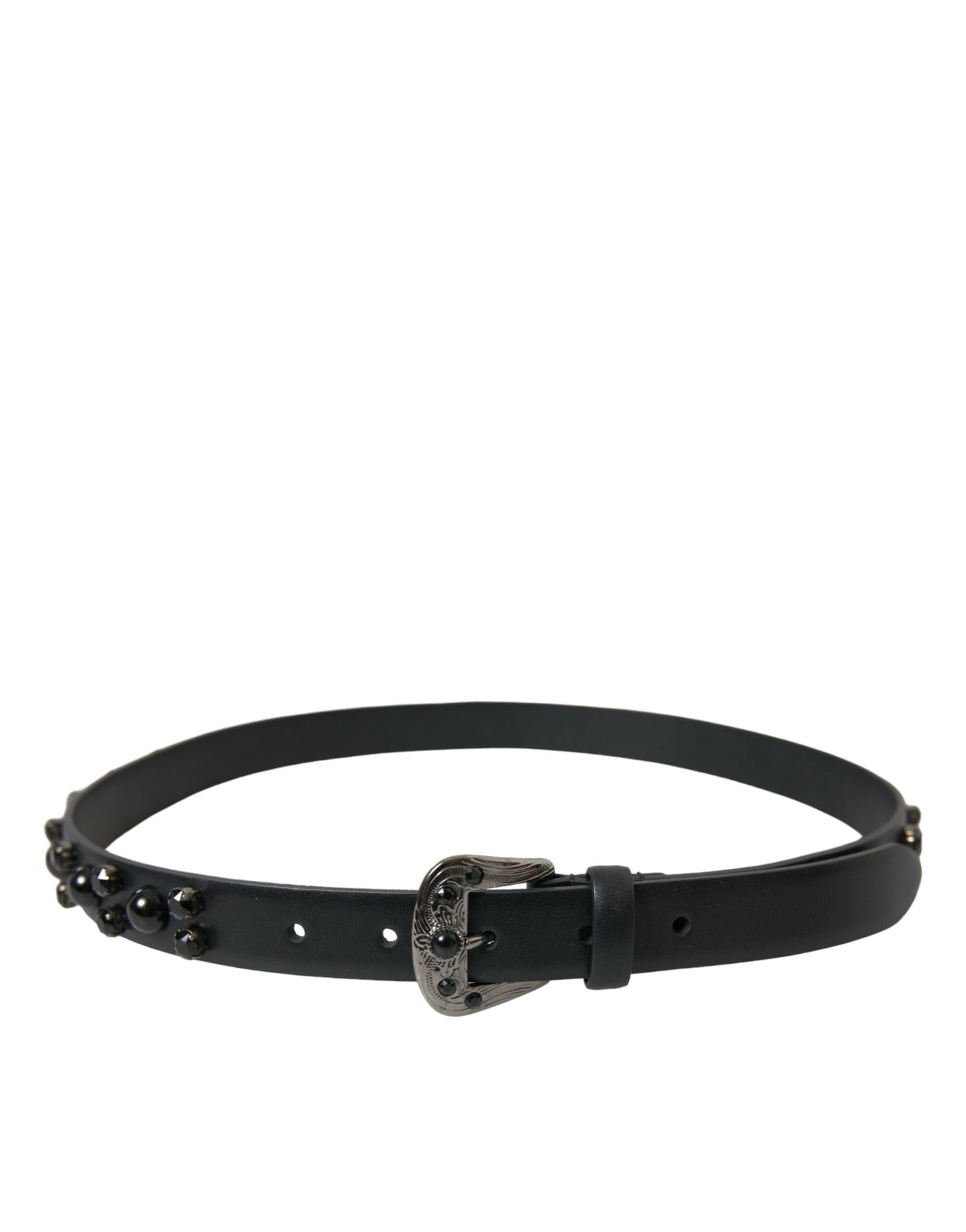 Dolce & Gabbana Engraved Logo Leather Waist Belt Dolce & Gabbana