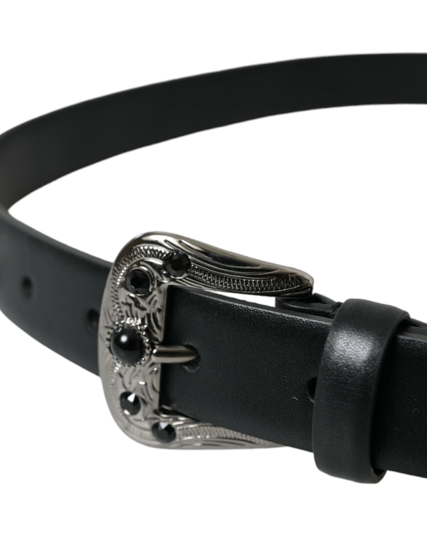 Dolce & Gabbana Engraved Logo Leather Waist Belt Dolce & Gabbana