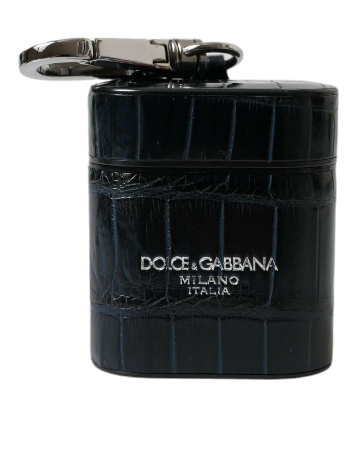 Dolce & Gabbana Chic Crocodile Leather Airpods Case Dolce & Gabbana