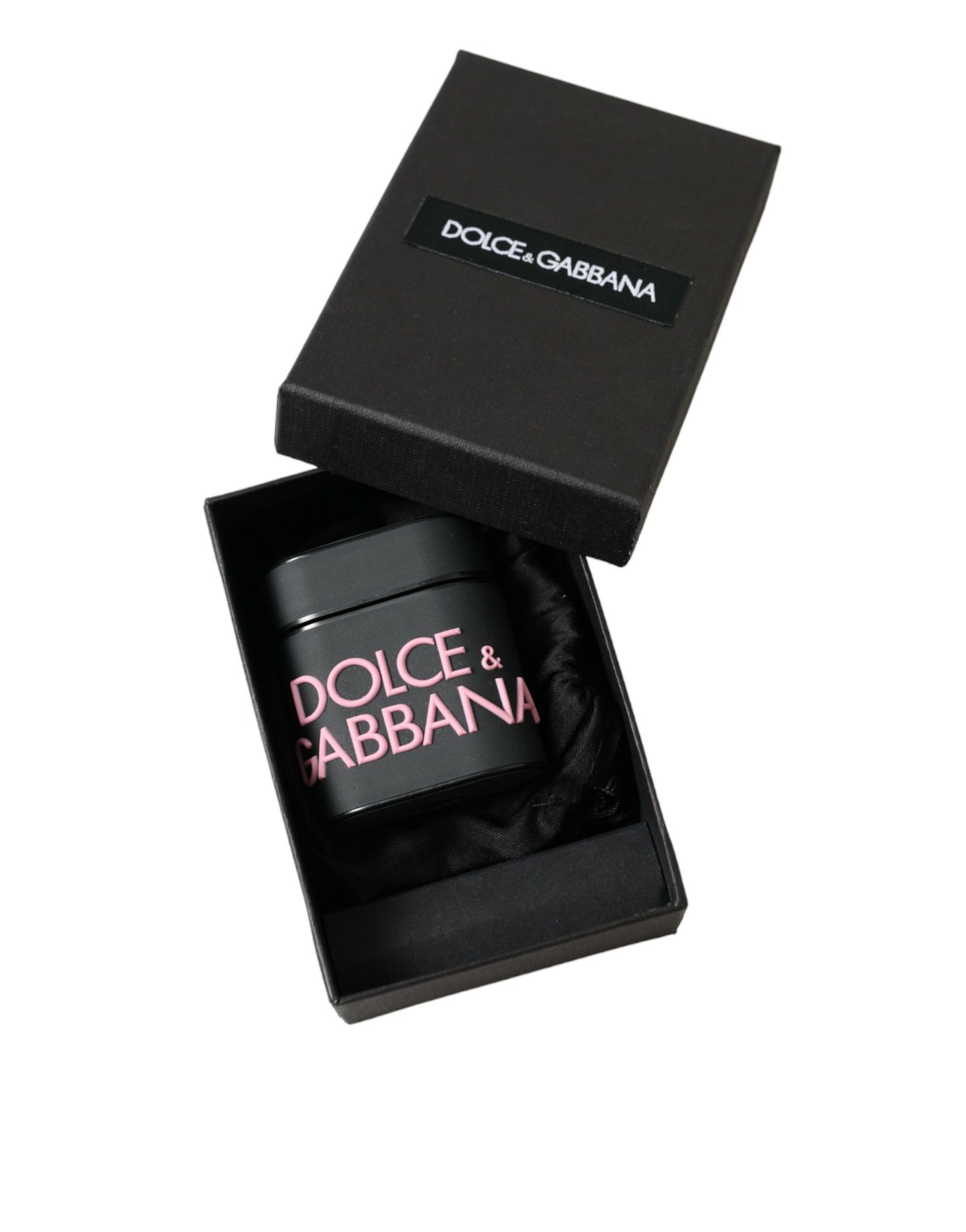 Dolce & Gabbana Elegant Dual-Tone Leather Airpods Case Dolce & Gabbana