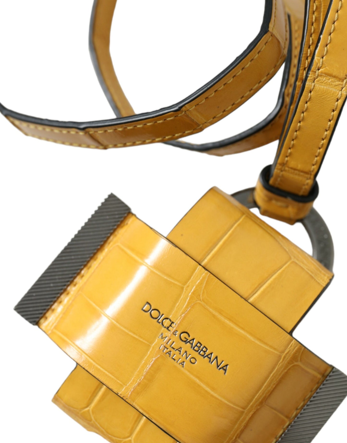 Dolce & Gabbana Exquisite Alligator Leather Key Holder Dolce & Gabbana