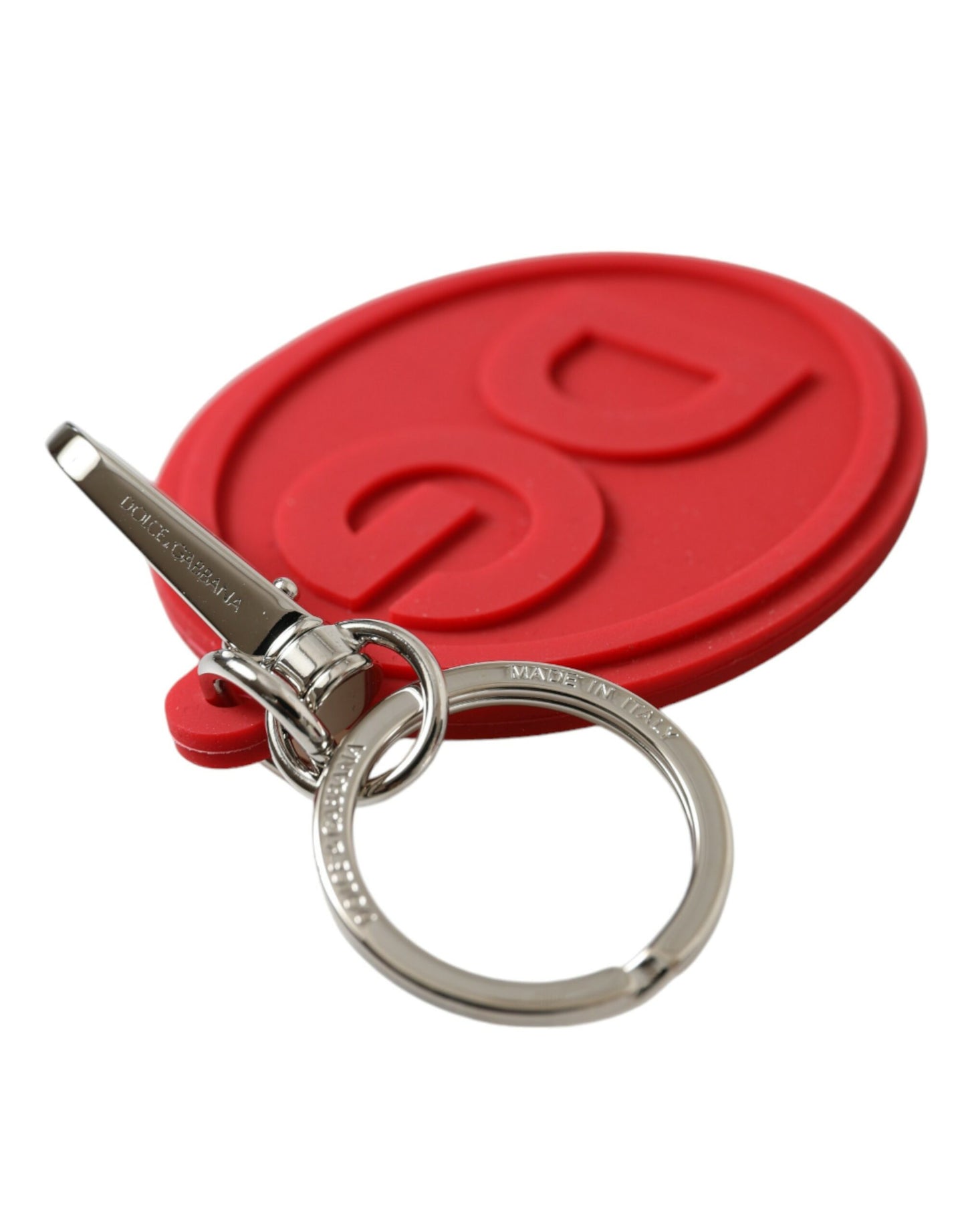 Dolce & Gabbana Elegant Red Trifold Key Holder Case Dolce & Gabbana