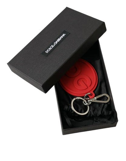 Dolce & Gabbana Elegant Red Trifold Key Holder Case Dolce & Gabbana